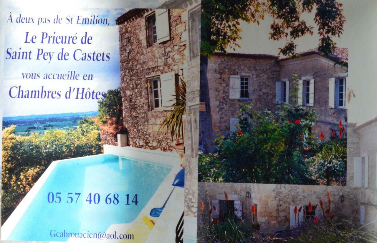 Le Prieure Saint-Pey-de-Castets Bagian luar foto